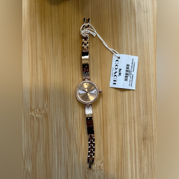 Coach Park RoseGold Watch With 30mm Face With Bangle Bracelet - Picture 3 of 6